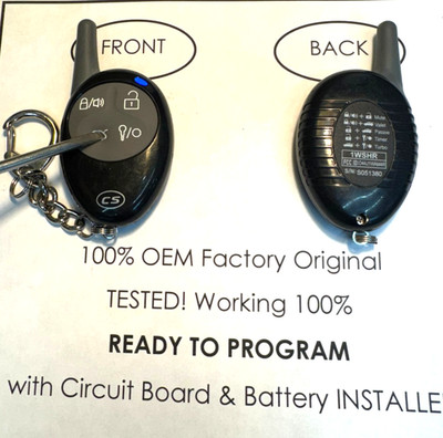 1 Compustar keyless remote fob O44J1WAM4R Arctic Starter car alarm control 1WSHR