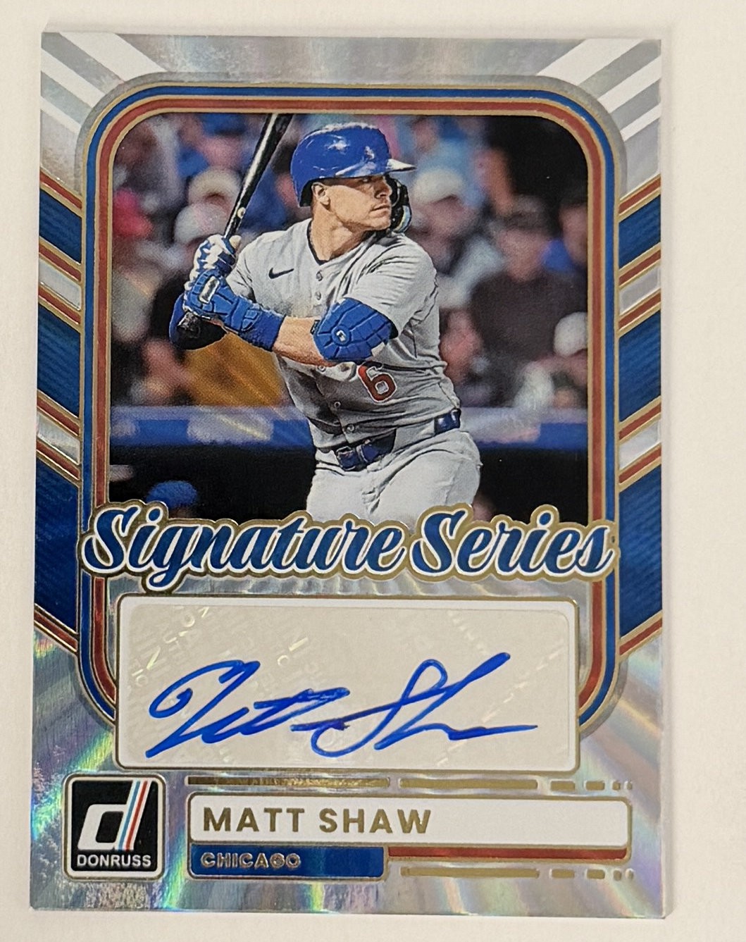 2026 Donruss MATT SHAW #SS-MS Auto