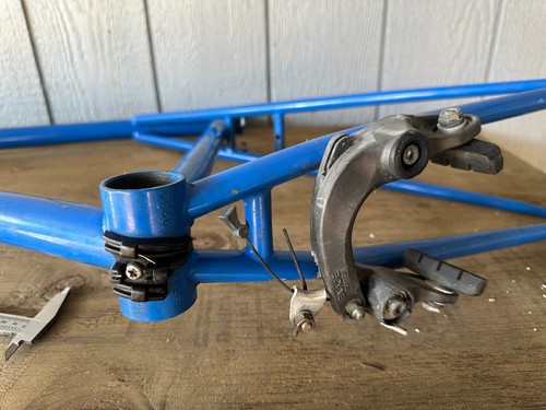 Vintage 22.5" GT Tequesta All Terra Mountain Bike Frame, Fork & Stem 26" Blue - Picture 7 of 12
