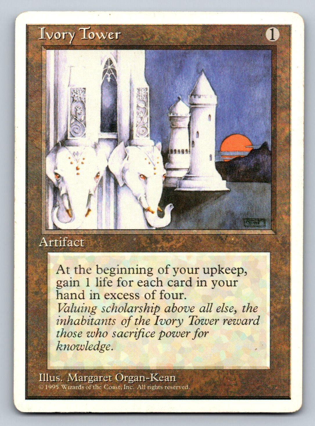 Ivory Tower Fourth Edition R NM Magic: The Gathering