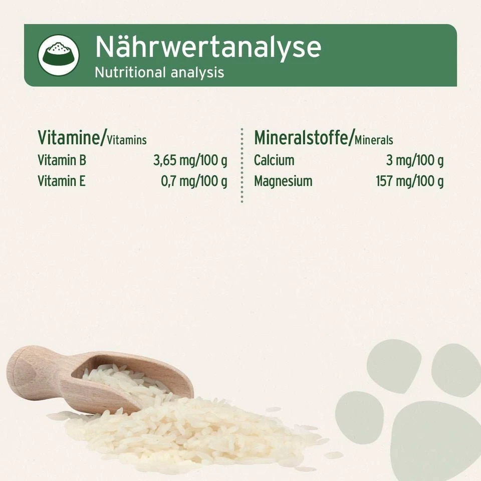 AniForte Reisflocken für Hunde 1kg - BARF Futter Ergänzung, glutenfrei - Bild 4 von 4