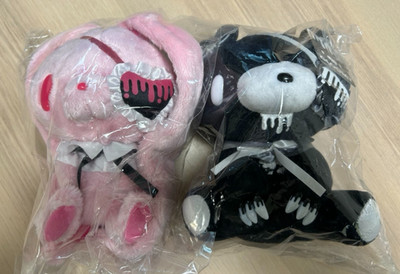 Gloomy Bear Black & All Purpose Bunny Pink Set Plush Eye patch ver. Official