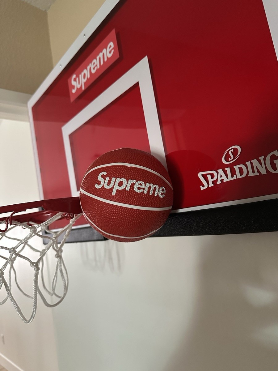 Supreme Spalding Mini Basketball Hoop | eBay
