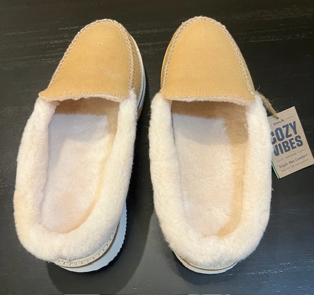 Zapatilla Sanuk Cozy Vibes para mujer 11 Doe beige 🐑 Forrada de lana alfombra de azúcar cómoda Foto 2 de 4