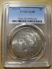 1925 S Peace Silver Dollar PCGS AU58