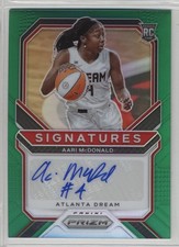 2021 WNBA Prizm Green #SG-AMC Aari McDonald RC Signatures Auto Free Shipping