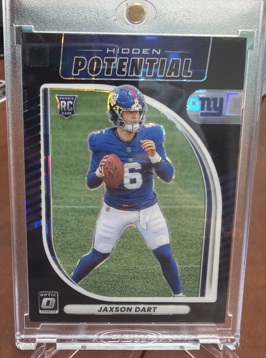 2025 DONRUSS OPTIC 2 JAXSON DART RC HIDDEN POTENTIAL BLACK PANDORA /149 GIANTS