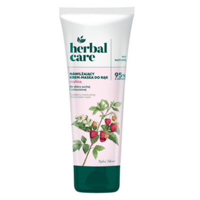 5900117987759 Herbal Care Nawilżający krem-maska do rąk MALINA, 100 ml 
