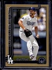 2025 Topps Clayton Kershaw Gold #/2025 Dodgers