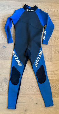 Hotline Surf Wetsuit Full - Size Mens Large Stocky - Color Blue - Back Zip