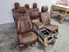 2011-2016 Ford F250-f350 Full Set Of King Ranch Front Rear Seats Wconsole