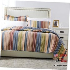 Greenland Home 100 Cotton Fashion Quilt Collection, 3-Piece Full/Queen Katy