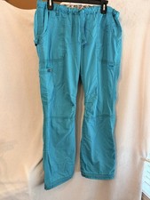 Koi Women s L Teal Green Cargo Scrub Pants. 6P