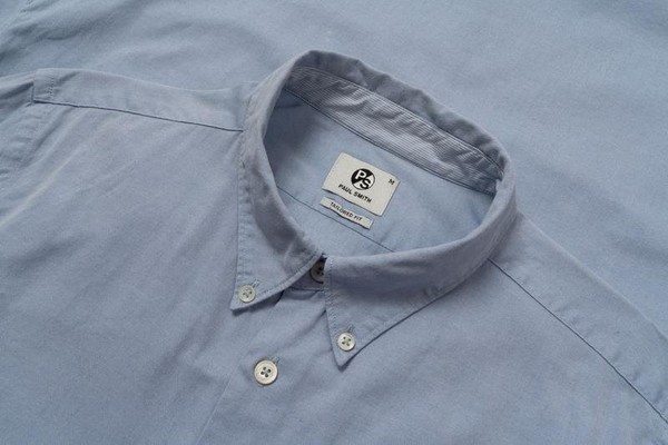 Men Paul Smith Shirt Blue Cotton 38 / M / 46