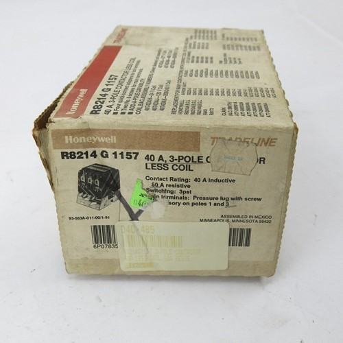 Honeywell R8214 G 1157 40 A, 3-polige Contractor Less Coil, 50 A resistive - Bild 6 von 6