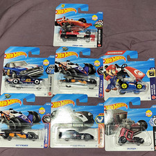 Hot Wheels 1:64 Diecast Lot of 7 Unopened Ferrari F2004 Ford Galaxie