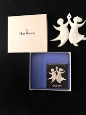 Haviland Limoges Dancing Angels 1971 Christmas Ornament Jean Jacques Prolongeau
