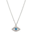 Latelita Armband Evil Eye Halskette Blau Opal 925 Sterling Silber