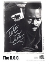 The D.O.C. signed 8x10 Photo Rapper Rap