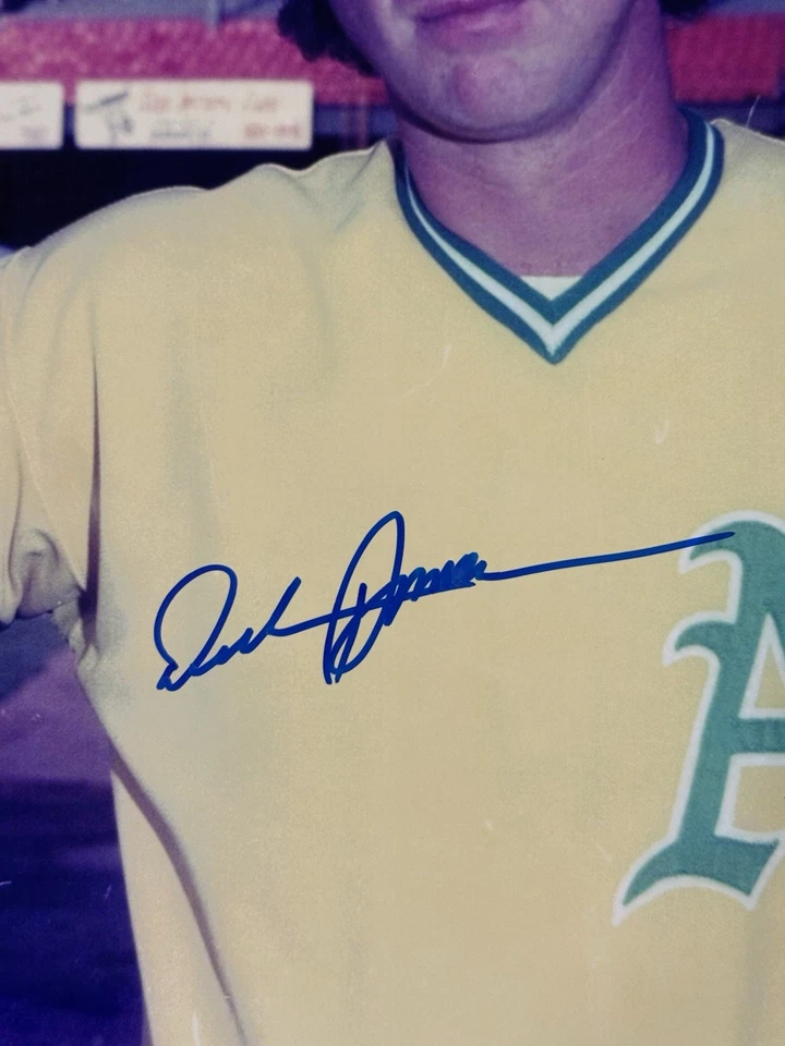 Fotos autografiadas 11x14 de Dick Bosman & Joe Coleman Oakland Athletics A’s certificado de autenticidad Foto 2 de 3