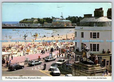 L363471 Dorset Weymouth The King Statue and Pavilion John Hinde Ltd D Noble 1991