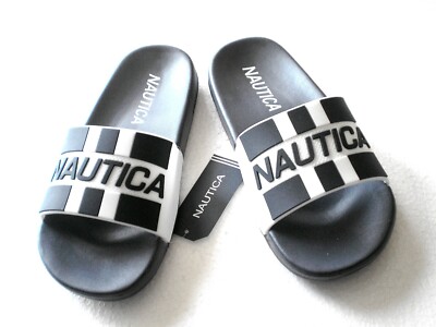 NWT Nautica Slides Sandals Shoes Beach Shower Women's Size