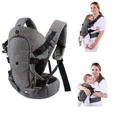 Baby Carrier Adjustable Baby Carrier Newborn to Toddler Ergonomic Cozy and Li...