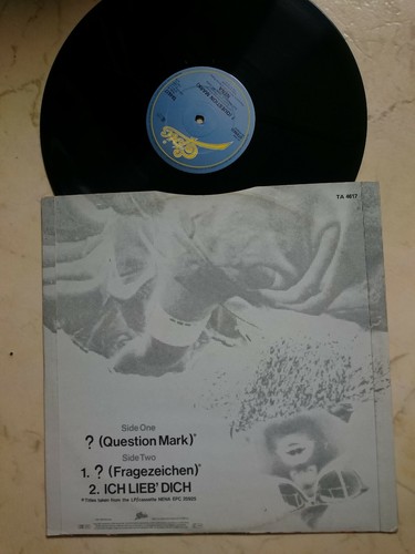 NENA ?(Question Mark) Englisch gesungen *1983 3Track UK MAXI TA4617* - Foto 2 di 4