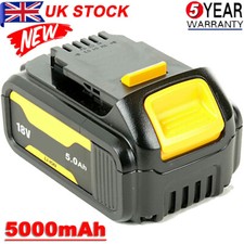 For DEWALT DCB206 20V Max Premium XR 5Ah Lithium-Ion Battery DCB184 DCD785 DCF88