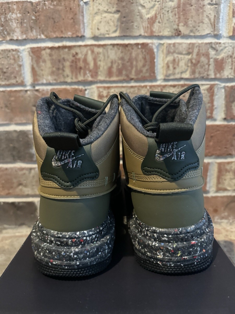 New 8 Nike Air Force 1 Hi Crater Boot NN Brown Kelp Medium  display picture 1