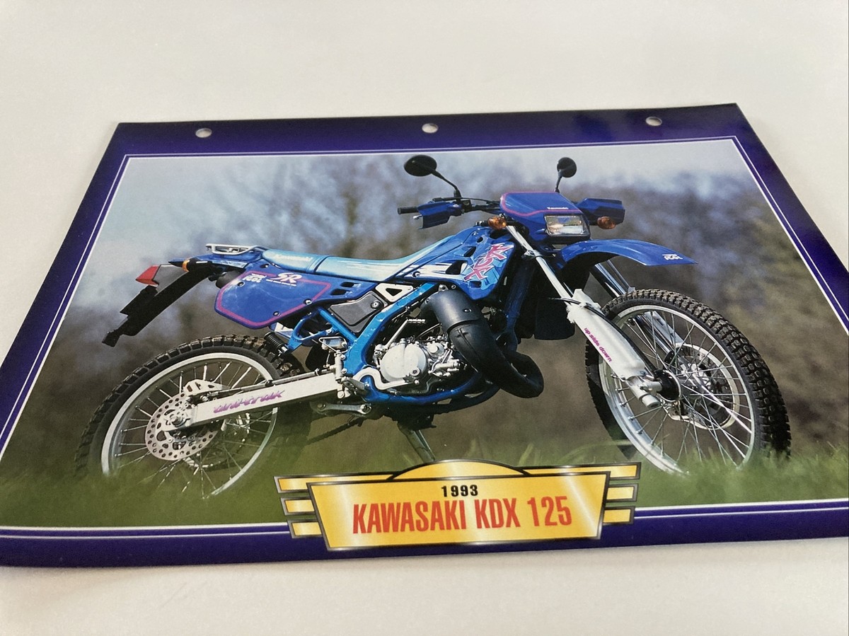 Kawasaki KDX125 1993 125 KDX Motorcycle Passion Collection Atlas 