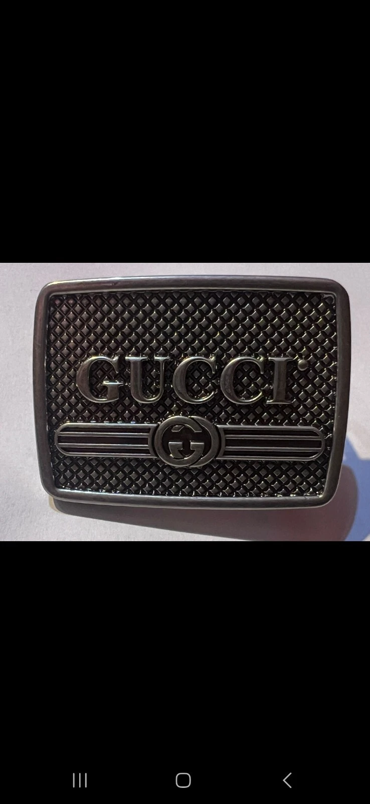 ceinture gucci boucle homme authentique