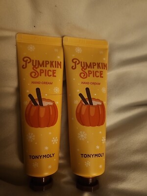 X3 Tubes of TONYMOLY Pumkin Spice Cream Travel Size 30ml