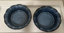Set Of Two Ruffle Edge Vancasso Bowls