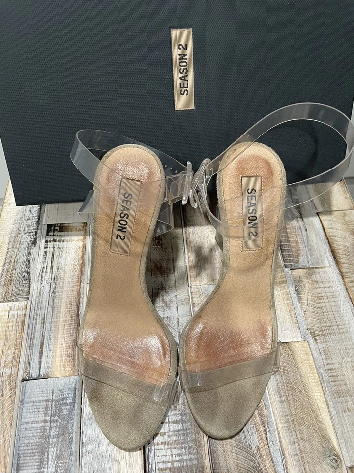 YEEZY temporada 2 | Sandalias pvc transparentes 36 Foto 2 de 4