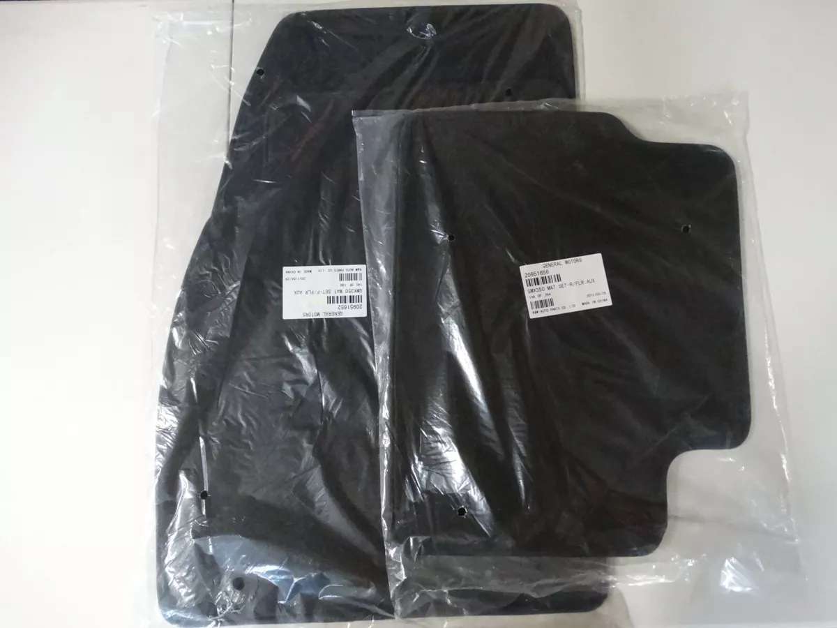 2011 2016 Buick Regal Replacement Carpeted Floor Mats BLACK CHARCOAL Genuine