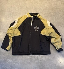 Vintage New Orleans Saints Authentic Pro Line Apex One windbreaker 90s Size XL