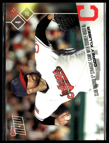 2017 Topps Now 325 Corey Kluber