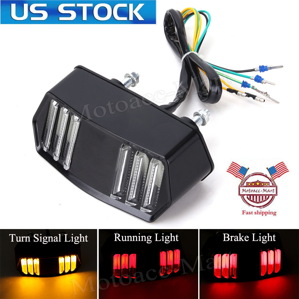 Aramox 12V LED Motorcycle Turn Signal Indicators - Dark Brown, Compatible With Honda CBR500, CBR650, CTX700 & More - View #5