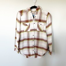 Kavu Plaid Hooded Shacket Jacket Women’s Medium