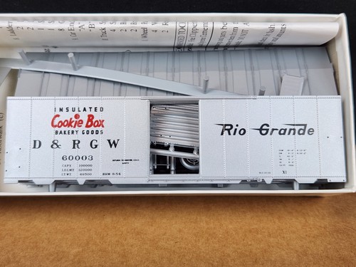 HO INTERMOUNTAIN D&RGW 12 PANELES 40' CAJA GALLETAS COCHE #60003 | Zustand: New