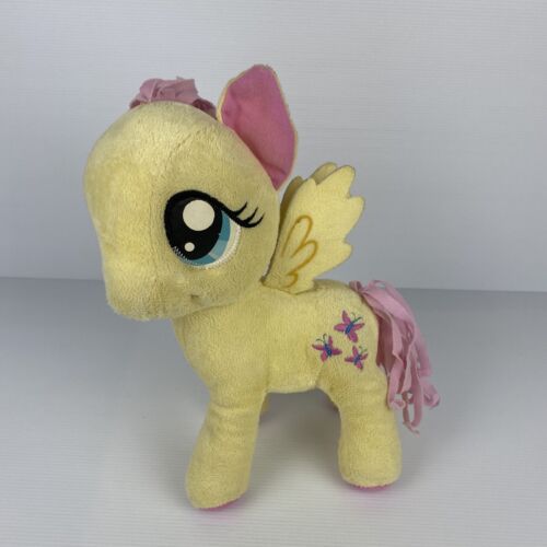 My Little Pony Fluttershy Plush Butterfly Yellow 28cm Hasbro 2015 Soft Toy - Picture 1 of 11