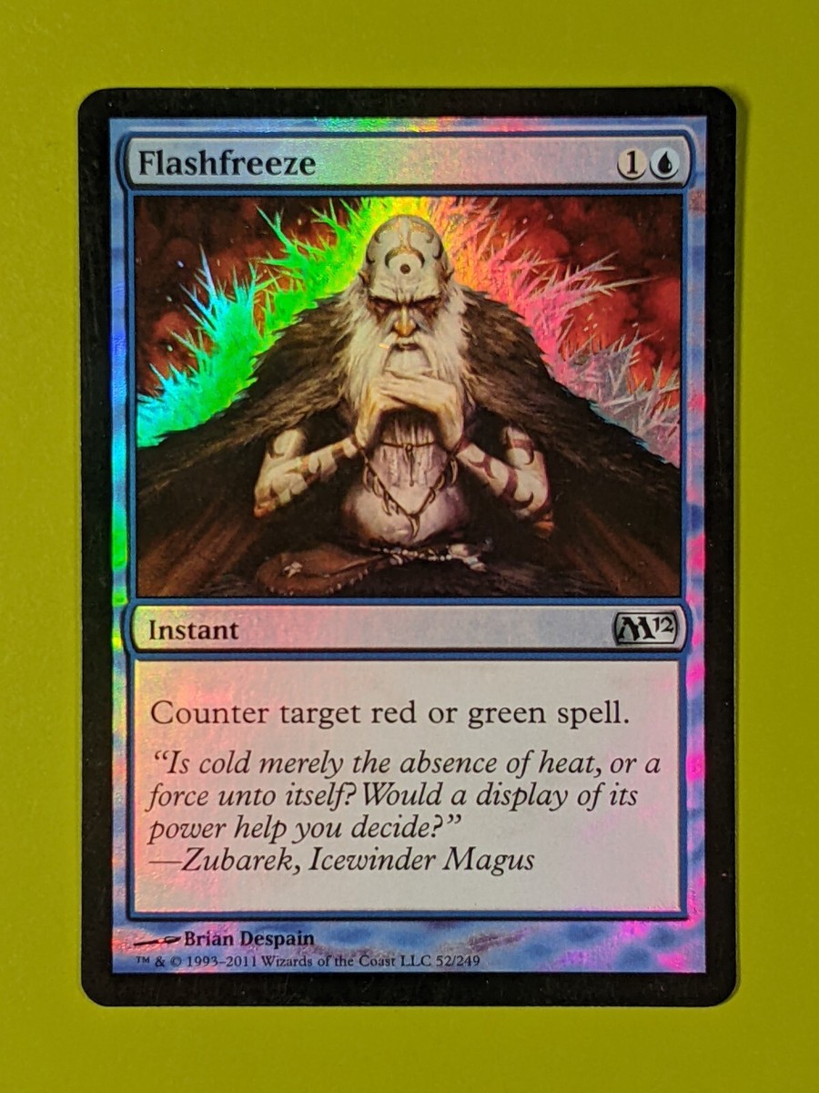 FOIL Flashfreeze x1 Magic 2012 M12 1x MTG Magic the Gathering | eBay