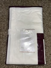 POTTERY BARN MORGAN standard SHAM MADEIRA/Dark Plum 400 tc