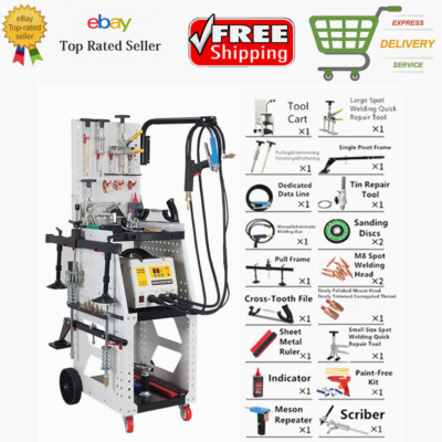 OLYM 90ES Spot Welder Dent Puller Kit Car Body Repair Steel Dent Pulling Machine