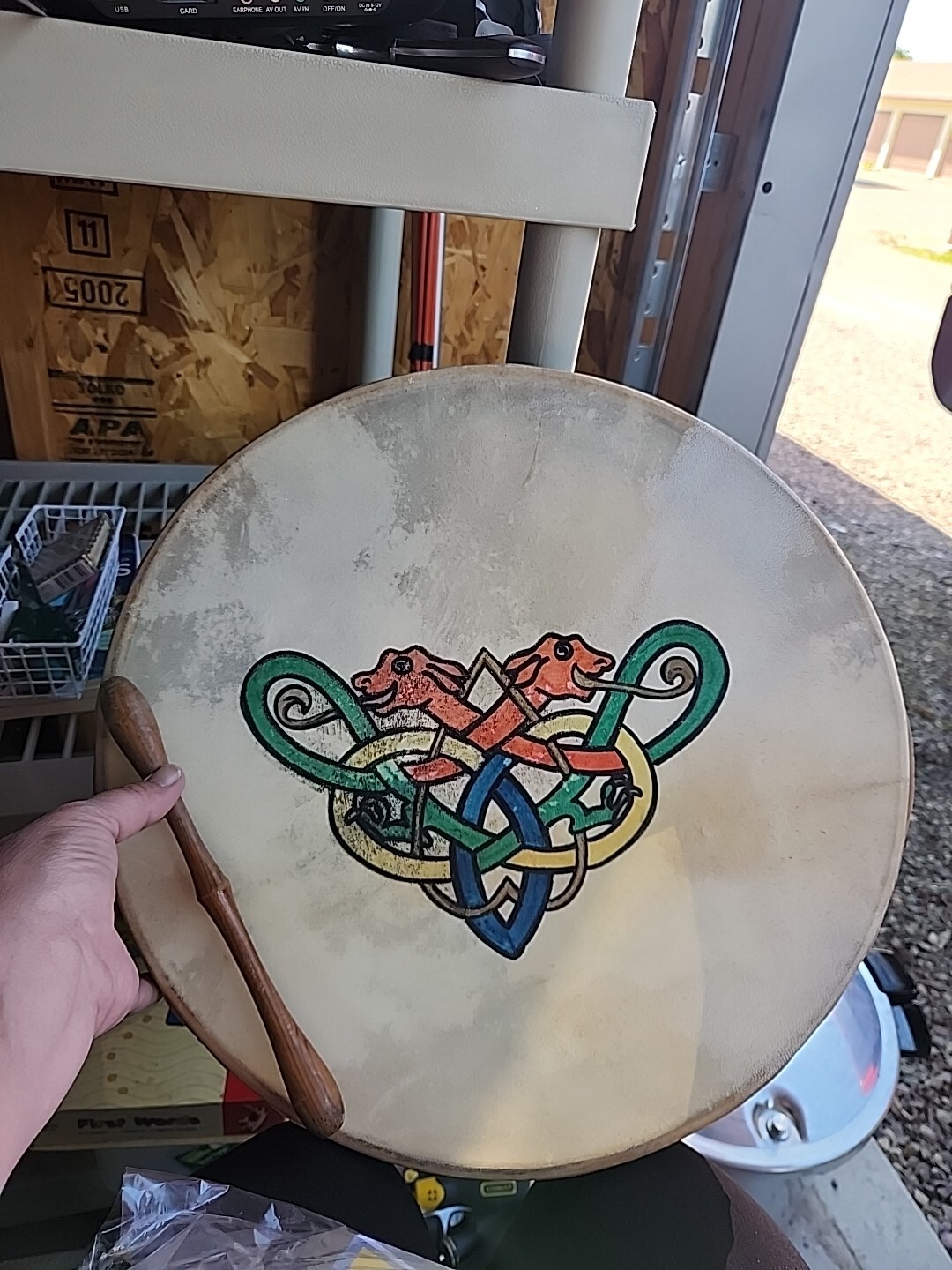 16" GOATSKIN BODHRAN BY MALACHY KEARNS eBay