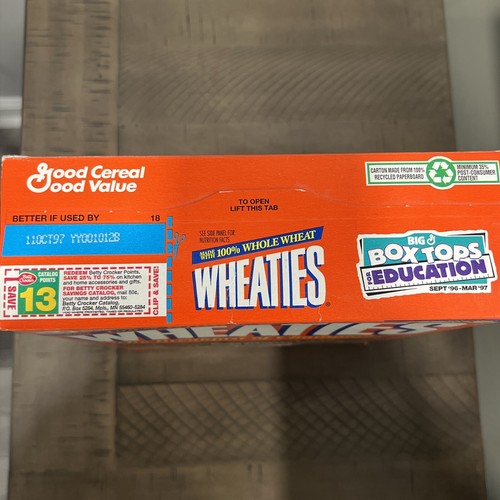 1997 Roger Staubach Super Bowl VI Wheaties Cereal Box Full Unopened Box - Picture 3 of 3
