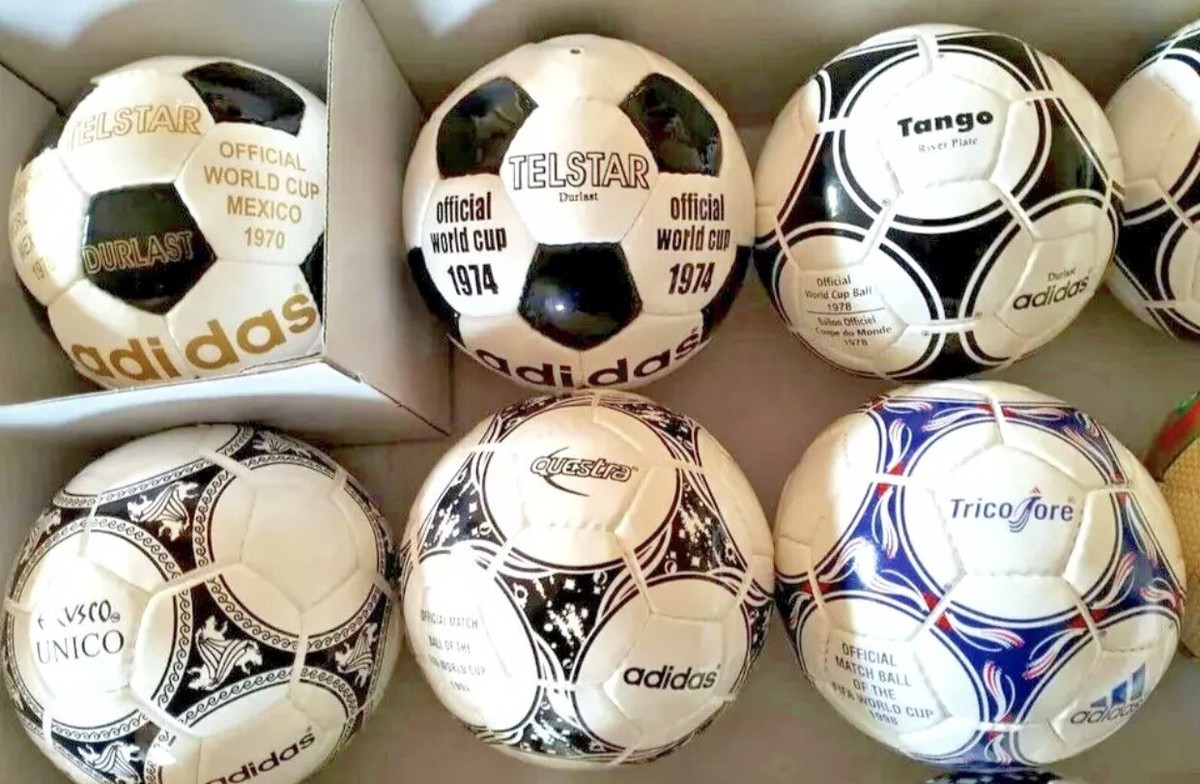 Adidas FIFA 2022 World Cup Historical 14 pc Mini Soccer Ball Adidas FIFA 2022 World Cup Historical 14 pc Mini Soccer Ball