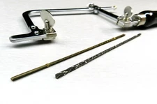 JEWELERS SAW FRAME + 24 BLADES 2 TYPES for Metal-Wood-Wax Jewelry Hobby & Crafts