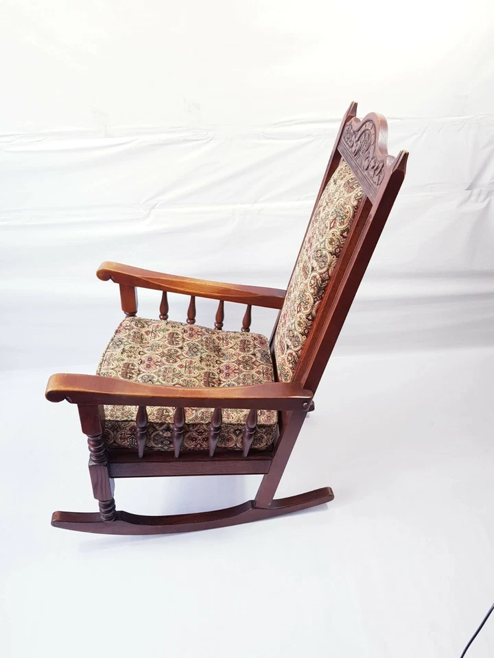 Huge Rare Rocking Chair armchair-1960's-English- Delivery Available - Image 4 of 4